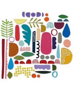 Fustella Sizzix Thinlits "Elementi astratti" - 666280