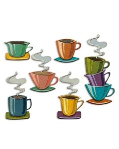 Fustella Sizzix Thinlits "Tazzine caffè, colorize" - 666287