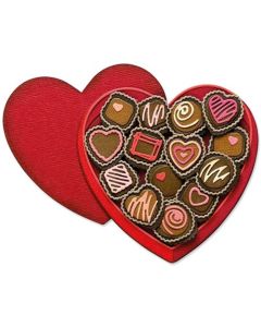 Fustella Sizzix Thinlits "Vero amore, colorize" - 666290