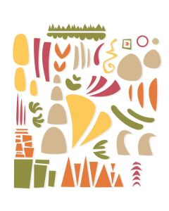 Fustella Sizzix Thinlits "Ghirigori infiniti #1" - 666523