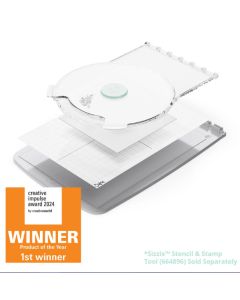 Strumento per stencil e timbri Sizzix Stamp & Spin Tool - 666614