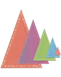 Fustella Sizzix Framelits "Patti's triangoli perfetti" - 666699