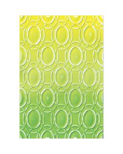 Fustella Sizzix Embossing Textured Impression 3D "Anelli d'oro, cosmopolita" - 666700