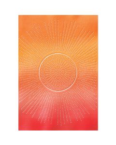 Fustella Sizzix Embossing Textured Impression 3D "Cosmopolita, raggio splendente" - 666702