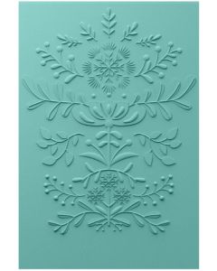 Fustella Sizzix Embossing Textured Impression 3D "Periodo natalizio - 666732