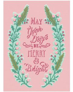 Fustella Sizzix Thinlits "Natale, allegria e luminosità #2" - 666735