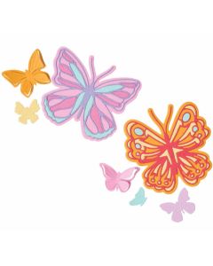 Fustella Sizzix Thinlits "Ali primaverili" - 666798