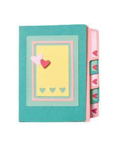 Fustella Sizzix Thinlits Snap & Swap "Cartella portadocumenti, attacca e stacca" - 666825