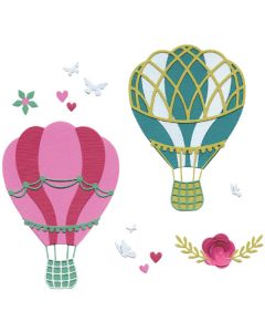 Fustella Sizzix Thinlits "Fantasia fluttuante" - 666834