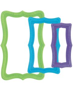 Fustella Sizzix Framelits "Framelits a fantasia invertiti, Nota superiore tratteggiata Doris" - 666847