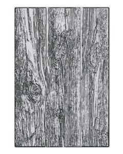 Fustella Sizzix Embossing A5 Texture Fades 3D "Legname grande" - 666884