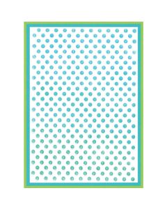 Fustella Sizzix Textured Impression 3D + Stencil "Fantasia di puntini" - 666891