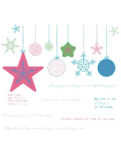 Fustella Sizzix Framelits "Abbinamenti creativi, festività e vacanze" con timbri - 666896