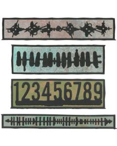 Fustella Sizzix Thinlits "Confini" - 666906