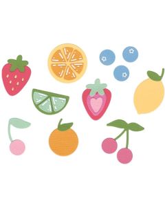 Fustella Sizzix Thinlits "Ghirigori di frutta" - 666966