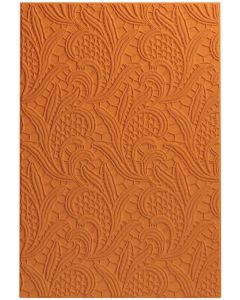 Fustella Sizzix Embossing A5 Textured Impression 3D "Foglie intrecciate" - 666977
