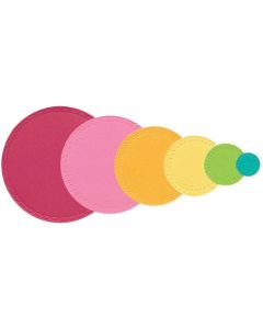 Fustella Sizzix Framelits "Festone, cerchi concentrici" - 666991