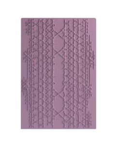 Fustella Sizzix Embossing Textured Impression 3D "Maglia magica" - 667049
