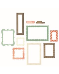 Fustella Sizzix Framelits "Creazione cornice" con timbri - 667056