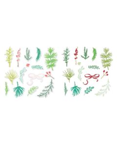 Fustella Sizzix Framelits "Natura invernale" con timbri - 667188