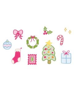 Fustella Sizzix Thinlits "Gioia delle feste" - 667201