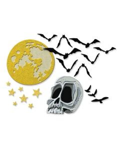 Fustella Sizzix Thinlits "Paura lunare Vault" - 667235