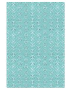 Fustella Sizzix Embossing A5 Texture Fades "Fiocchi di neve #3 Vault" - 667251