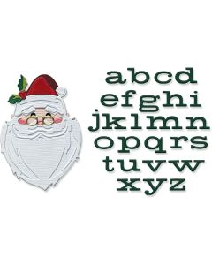 Fustella Sizzix Thinlits "Lettera a Babbo Natale vault" - 667257