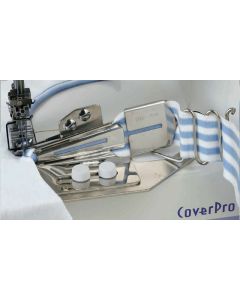 Piedino bordatore doppia piega - Janome punto copertura