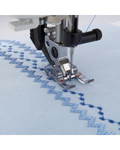 Piedino trasparente a estremità aperta Pfaff con IDT