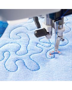 Piedino a punte aperte a mano libera con molla Pfaff