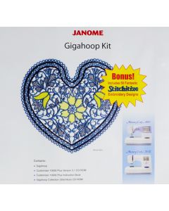 Telaio Giga Hoop Kit 230 x 200 mm - Per Janome MC 9700 / 350E