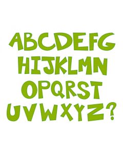 Fustella Sizzix Bigz XL "Alfabeto maiuscolo Boss-0" - A11037