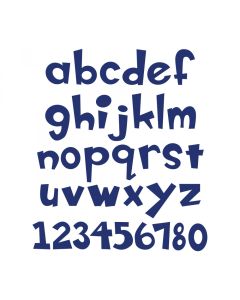 Fustella Sizzix Bigz XL "Alfabeto minuscolo e numeri Boss-0" - A11038