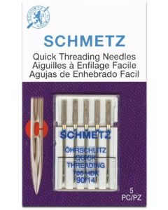 Aghi Per Macchina Da Cucire Schmetz, 89 Tipi, Misura Leather 100/16 + Infila Ago, Per Pelle, Stretch, Microtex, Punta A Sfera, Qualità Professionale