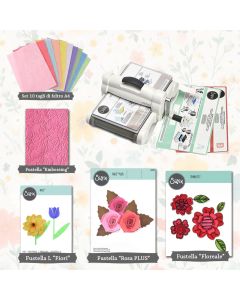 Sizzix Big Shot Plus formato A4 con Starter kit "Floreale"