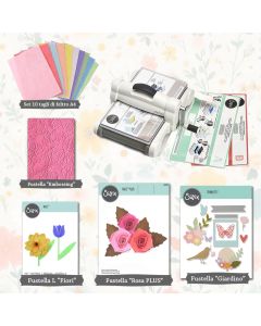 Sizzix Big Shot Plus formato A4 con Starter kit "Floreale"