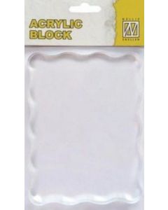 Blocco Acrilico per Timbri 120 x 90 x 8 mm - Nellie's Choice