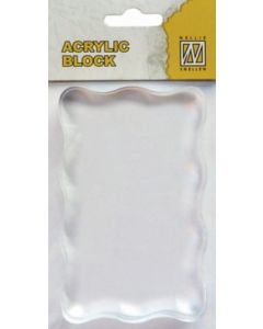 Blocco Acrilico per Timbri 50 x 80 x 8 mm - Nellie's Choice