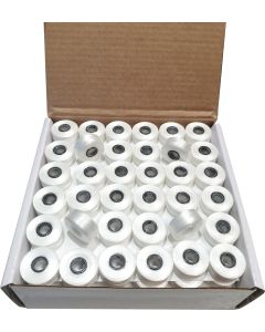 Scatola 144 spoline prefatte con anima magnetica Bobby Fil 110 L Gunold (bianche)