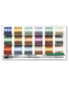 Box 18 filati Madeira Polyneon Multicolor n. 40 - mt. 200