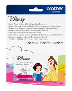 Collezione disegni Disney "Biancaneve e Belle" Brother Scanncut