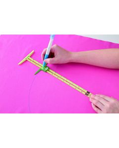 Regolo compasso "Supersize" scorrevole per marcatura (in pollici) - Clover