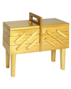 Cestino portalavoro a 3 piano in legno chiaro con piedini - OFFERTA ULTIMI PEZZI