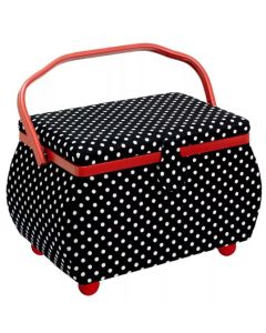 Cestino portalavoro Large fantasia "Polka dots" - Prym