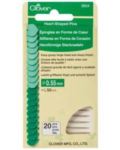 Spilli con testa a cuore da 0,55 mm Clover - Verde