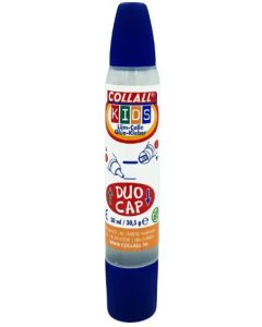 Colla Duo Cap trasparente lavabile per bambini 30 ml - Collall