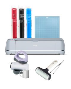 Cricut Maker 3 con Starter Kit Vinili + Mini Termopressa