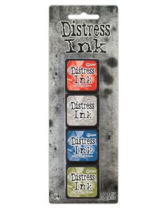 Mini tamponi di inchiostro Distress Ink Tim Holtz - Kit 5