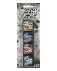 Mini tamponi di inchiostro Distress Ink Tim Holtz - Kit 12